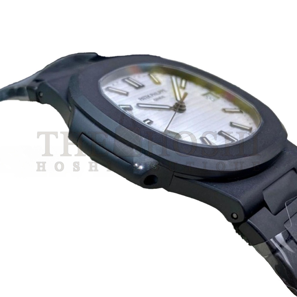 Pat*k Phi1i*pe NAUTILUS VERSION D1am0nd CARBON COATED CASE 40MM WATCH 5711A Master Quality