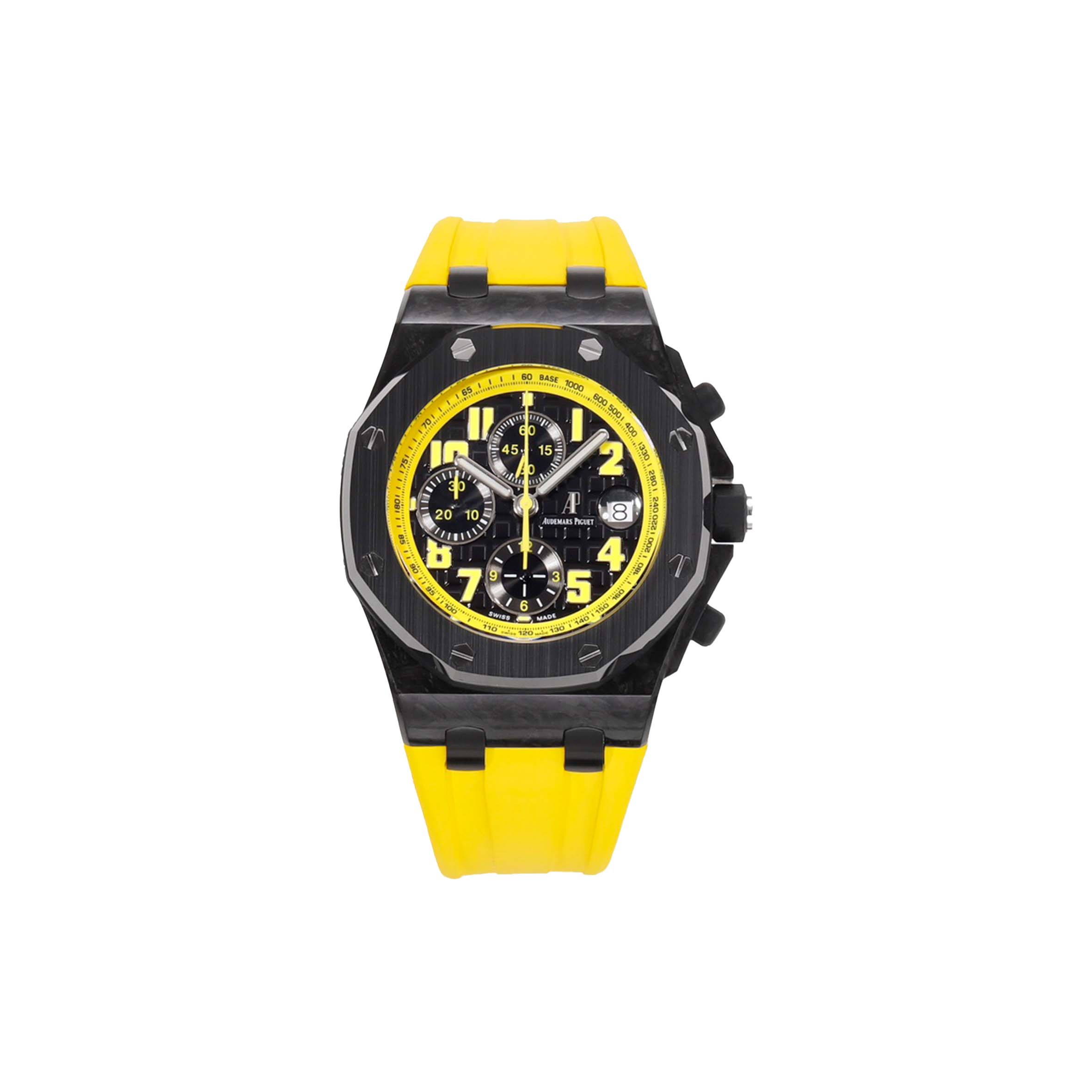 AUDEMARS P1g*et ROYAL OAK OFFSHORE CARBON 'BUMBLEBEE 42MM ' 26176FO.OO.D101CR.02 Master Quality