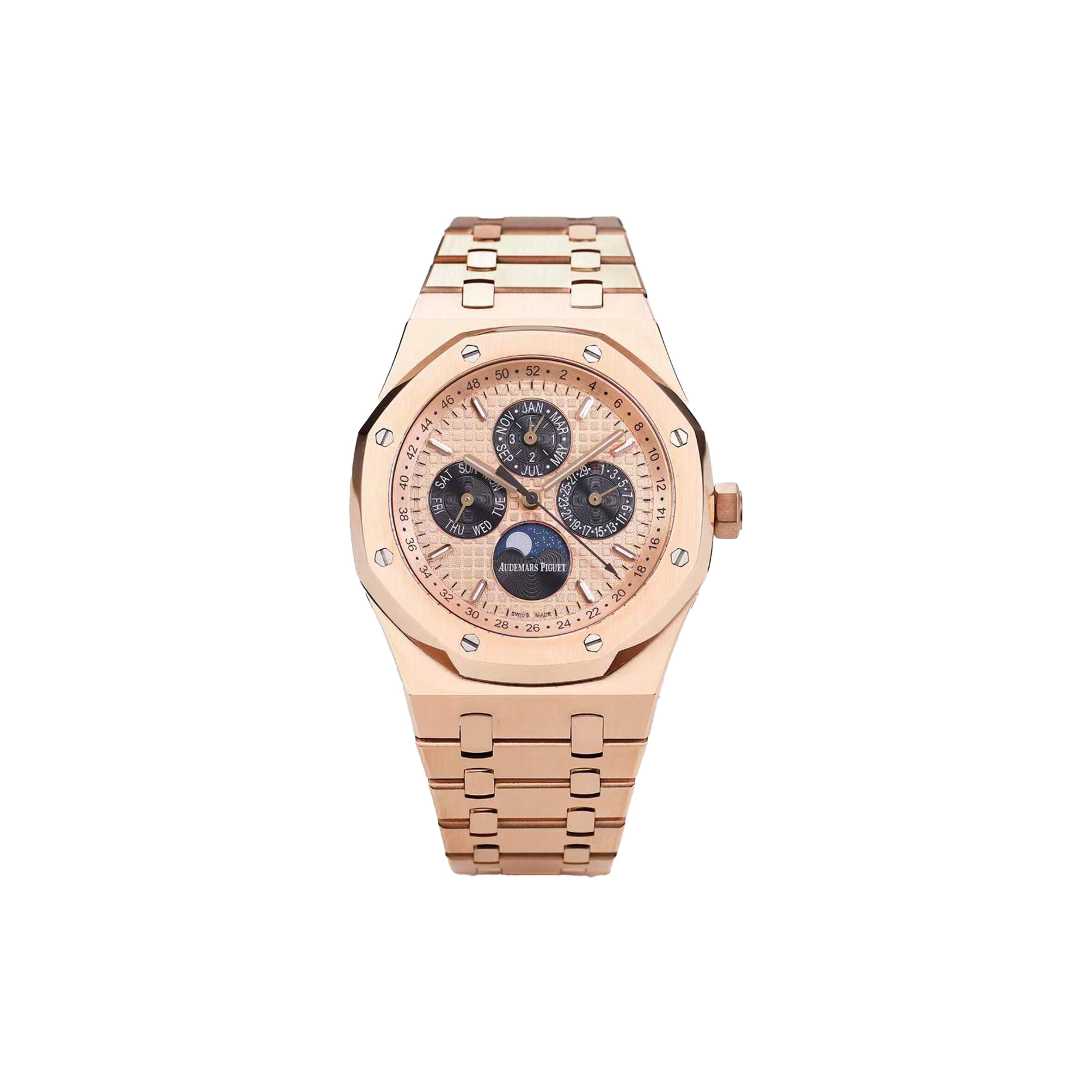 AUDEMARS P1g*et ROYAL OAK PERPETUAL CALENDAR ROSE GOLD 41MM WATCH 26584OR.OO1220OR.01 Master Quality